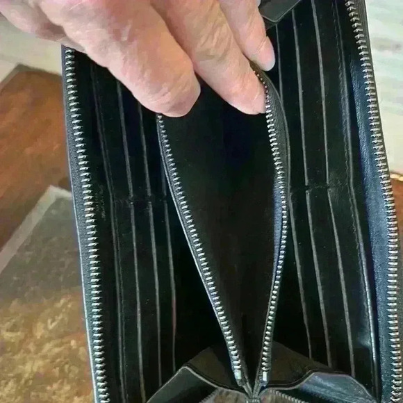 Jimmy Choo Carnaby Star Studded Zippy Wallet - Picture 3 of 9